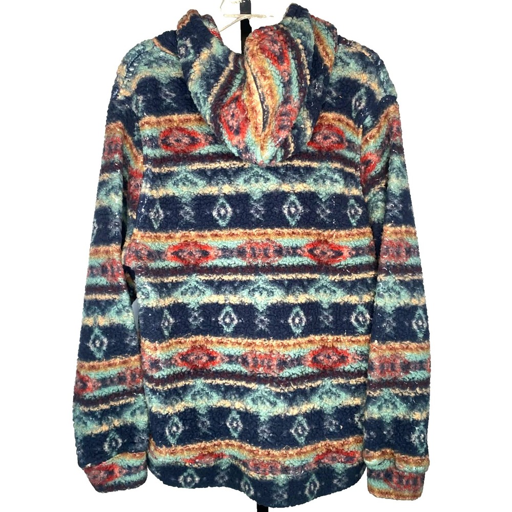 Trademark Brooklyn Cloth Men's Size Large Aztec Print Pullover Hoodie soft warm - Picture 4 of 6
